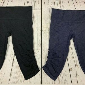Lululemon In The Flow Size 8 Pants 2 Pair